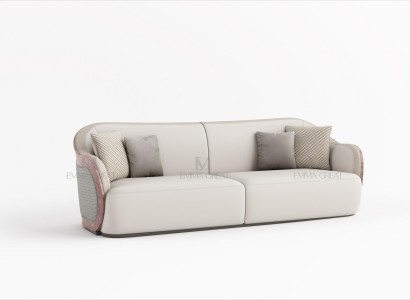 Modern three-seater sofa, new couches, luxury upholstered three-seater sofa, new